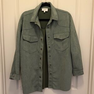 Women’s Green Jacket/Shacket